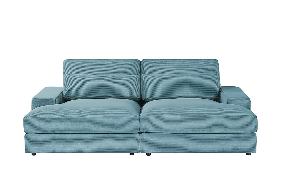 Lounge Sofa  Branna ¦ türkis/petrol ¦ Maße (cm): B: 232 H: 88 T: 164 Polste günstig online kaufen