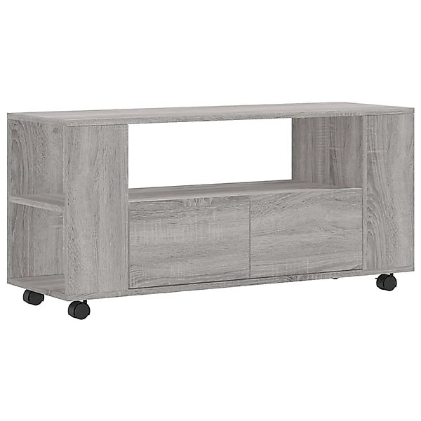 vidaXL TV-Schrank Grau Sonoma 102x34,5x43 cm Holzwerkstoff günstig online kaufen