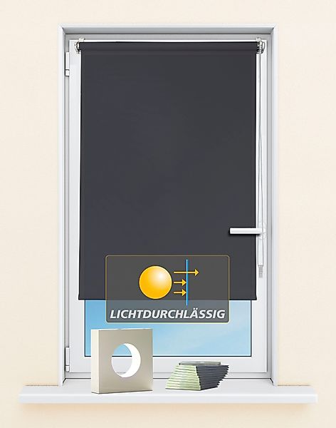 Seitenzugrollo Seitenzugrollo 'Ida', Lichtschutz, Klemmfix, ohne günstig online kaufen