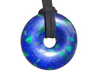 Steinfixx® Lange Kette echter Edelsteindonut 30 günstig online kaufen