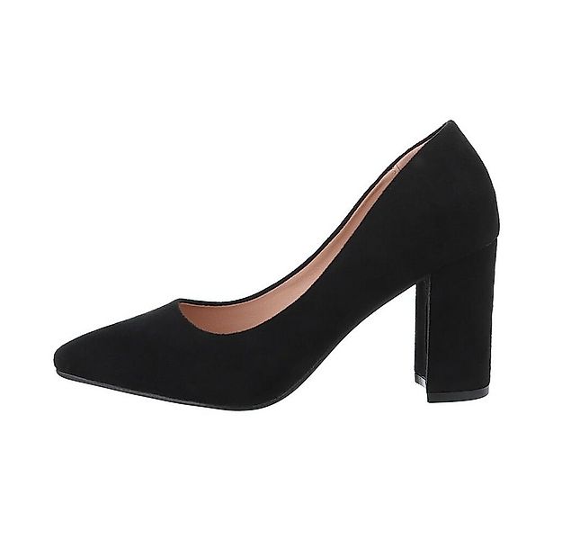 Ital-Design Damen Abendschuhe Elegant High-Heel-Pumps Blockabsatz High Heel günstig online kaufen