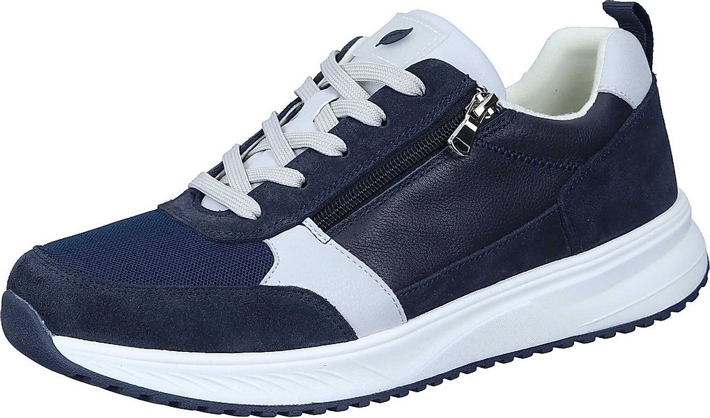 Waldläufer Schnürer Schnürschuh aus Velours/Mesh günstig online kaufen