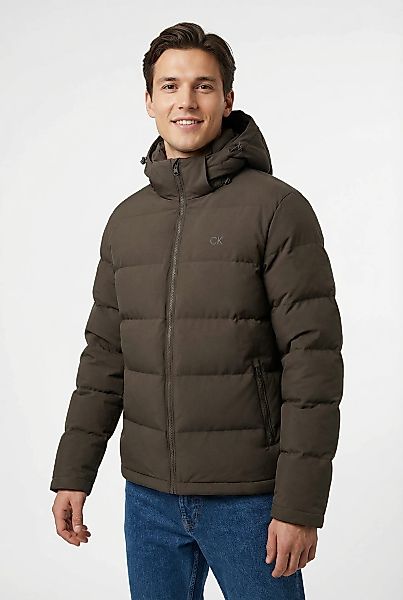 Calvin Klein Jeans Steppjacke "LS NYLN ZP OFF HD DW" mit Kapuze Kapuze, Reg günstig online kaufen