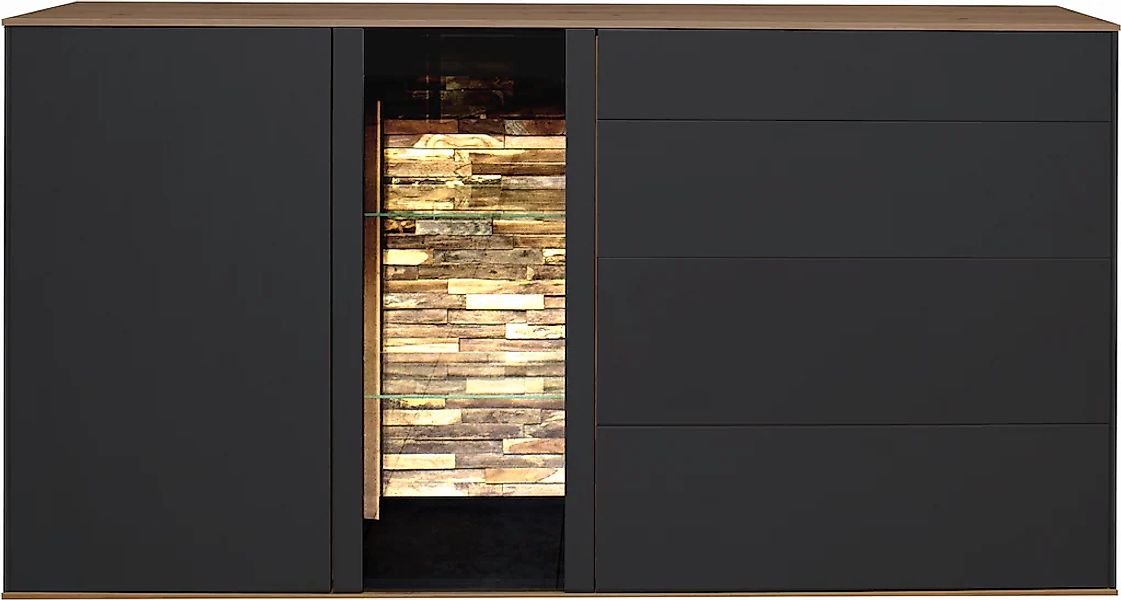 Mäusbacher Kommode, Faro Sideboard B 169 cm, inkl. Beleuchtung, Push to ope günstig online kaufen