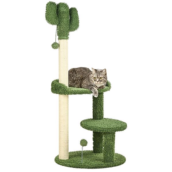 PawHut Kratzbaum Katzenkratzbaum mit 2 Etagen, günstig online kaufen