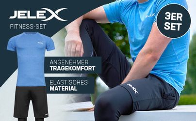 JELEX Trainingsanzug JELEX Sportinator Herren Fitness-Set günstig online kaufen