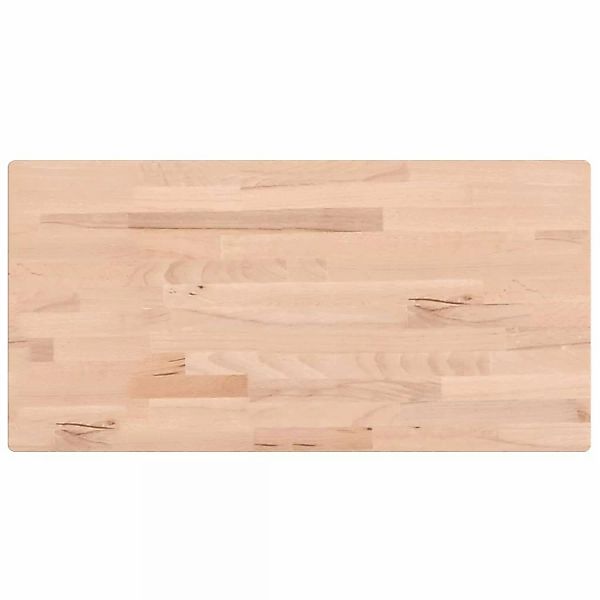 vidaXL Waschtischplatte 100x50x1,5 cm Massivholz Buche Modelll 1 günstig online kaufen