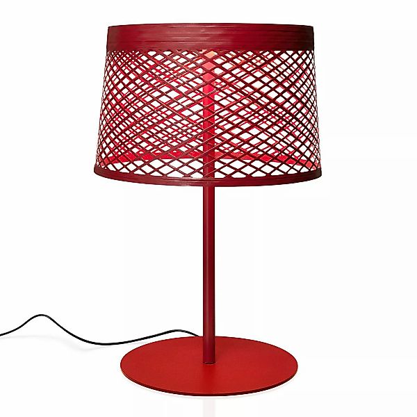 Foscarini Twiggy Grid XL LED-Tischlampe, karminrot günstig online kaufen