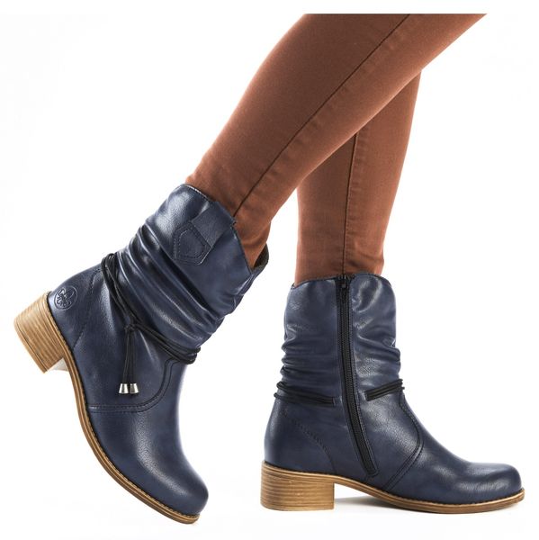 Rieker Winterstiefelette, Boots, Blockabsatz, slouchy Schaft, günstig online kaufen