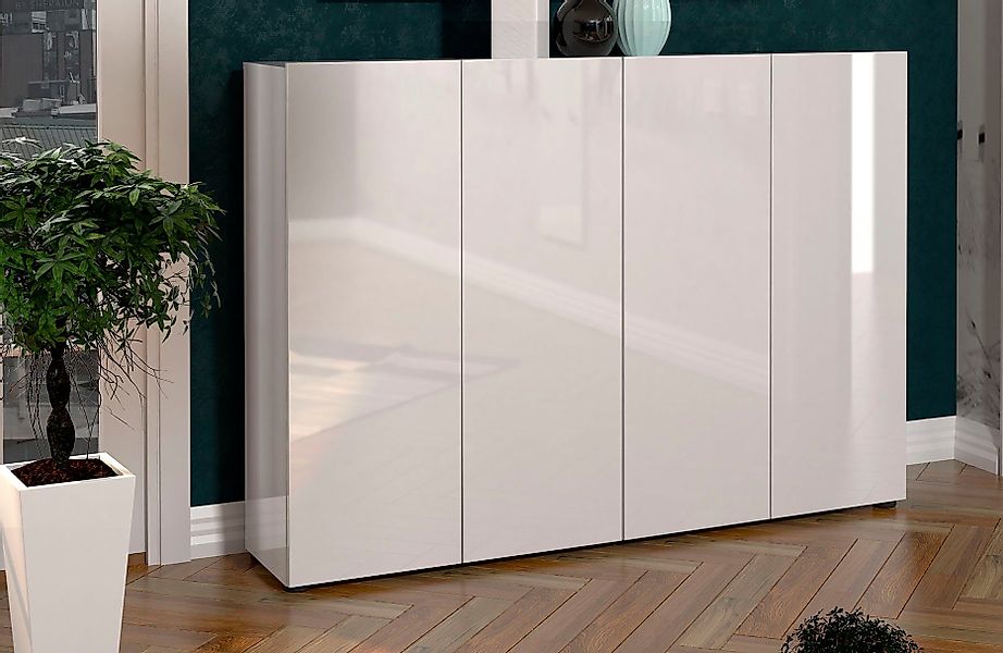 möbelando Schuhschrank Glossy 160 x 115 günstig online kaufen