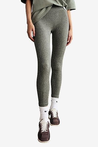 Next Highwaist Leggings Gerippte Leggings mit hoher Taille (1-tlg) günstig online kaufen