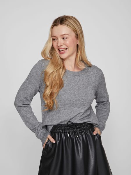 Vila Rundhalspullover VIRIL O-NECK L/S KNIT günstig online kaufen