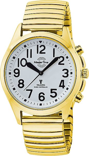 MASTER TIME Funkuhr Sprechende Funkuhr MTLA-10943-12Z, günstig online kaufen