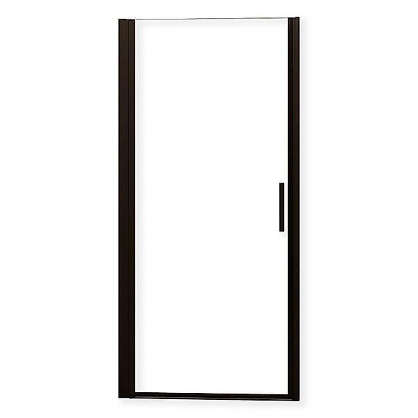 AICA Duschkabine 90x200cm Schwarz Nischentür 9mm NANO ESG-Glas Pendeltür Du günstig online kaufen