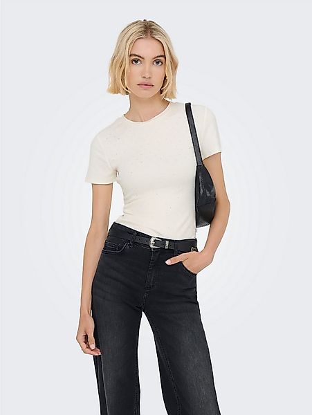 ONLY Kurzarmshirt ONLARNHEM S/S RHINESTONE TOP JRS günstig online kaufen