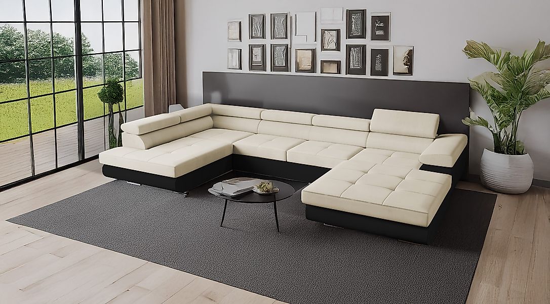 Goldstoff Wohnlandschaft RELAX U Ecksofa mit günstig online kaufen