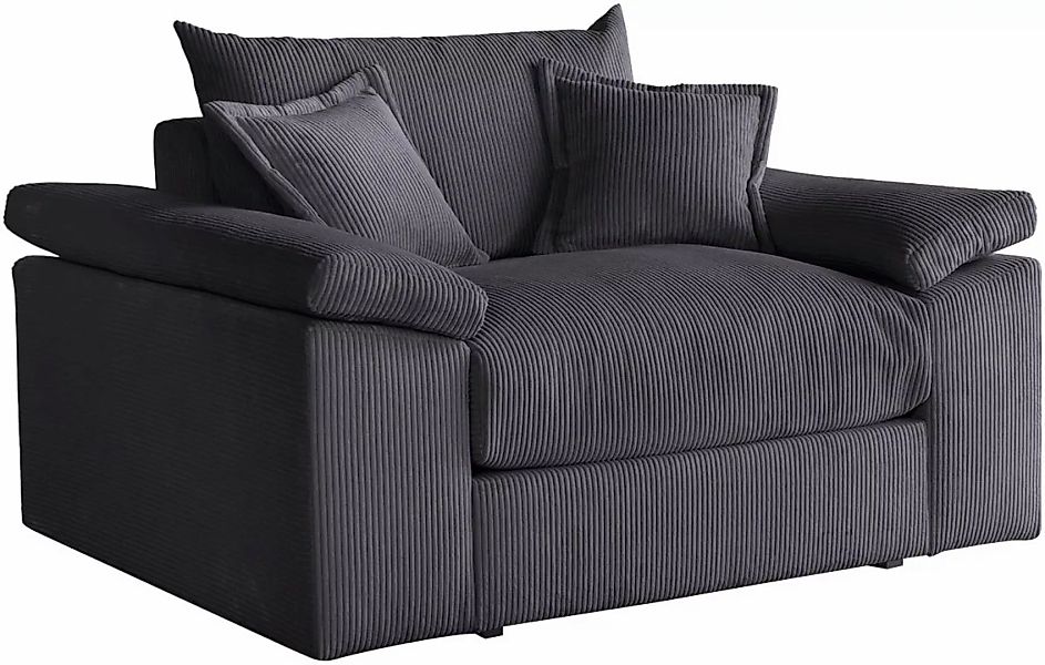 Home affaire XXL-Sessel "Soft&Cosy", Mega-Sessel, Cord oder Chenille-Strukt günstig online kaufen