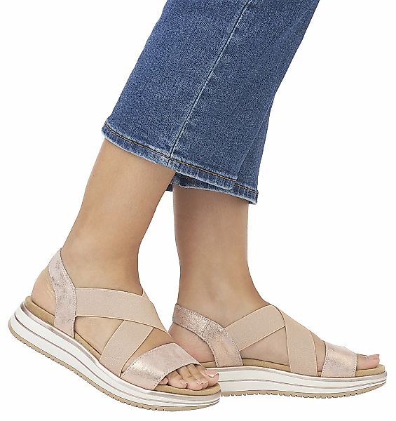 Remonte Riemchensandale, Sommerschuh, Sandalette, Keilabsatz, mit günstig online kaufen