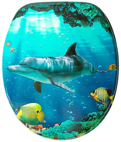 Sanilo WC-Sitz "Delphin Korallen" günstig online kaufen