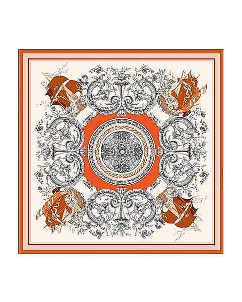 MayTree Seidentuch Premium mit handrolliertem Rand 86x86, Maritim Barock or günstig online kaufen