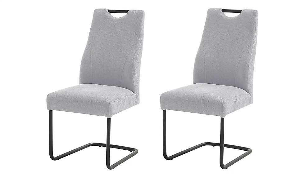 uno Freischwinger im 2er Set Sindra ¦ grau ¦ Maße (cm): B: 50 H: 102 T: 62. günstig online kaufen