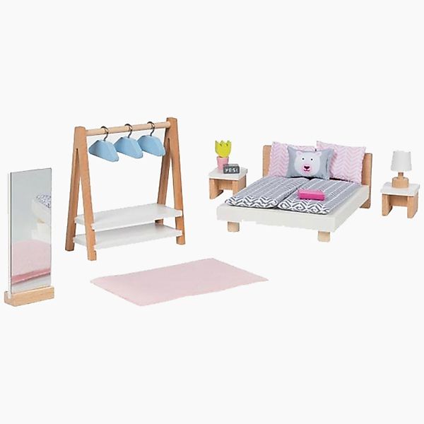 goki Puppenhausmöbel Puppenmöbel Style, Schlafzimmer (packung, günstig online kaufen