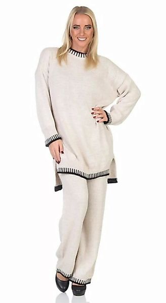 Mississhop Strickhose Strickanzug Strickset 2-teilig Hose Pullover M.382 (2 günstig online kaufen