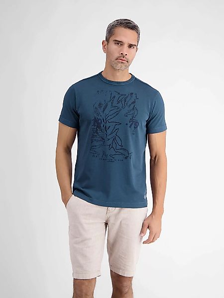 LERROS T-Shirt "LERROS T-Shirt mit Brust-Print" günstig online kaufen