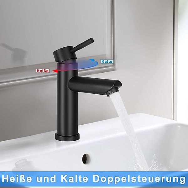 Nettlife Spültischarmatur Wasserhahn bad Waschtischarmatur waschbecken günstig online kaufen