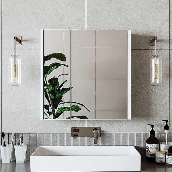 Roomart Badmöbel-Set, (Badezimmer Spiegelschrank, 80 cm günstig online kaufen