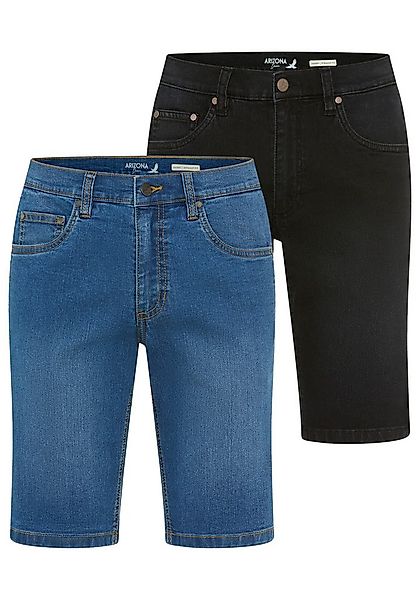 Arizona Jeansshorts (2er-Pack) Regular-Fit, gerade geschnittenes Bein günstig online kaufen
