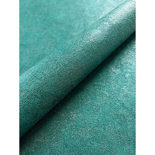Newroom Vliestapete Jabril Petrol Unifarbe Modern FSC® günstig online kaufen