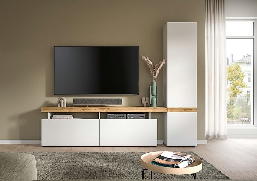 INOSIGN Wohnwand "MAMBO, TOPSELLER, Breite 235 cm, grifflose Fronten, Push günstig online kaufen