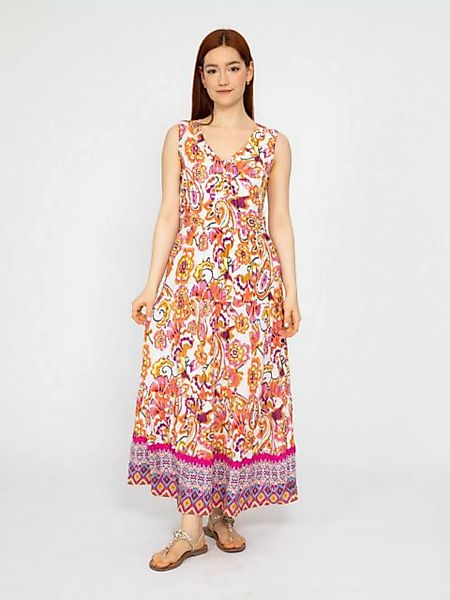 VICCI Germany A-Linien-Kleid mit mehrfarbigem Blumendruck günstig online kaufen