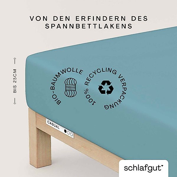 Schlafgut Spannbettlaken CASUAL u.a. in Gr. günstig online kaufen