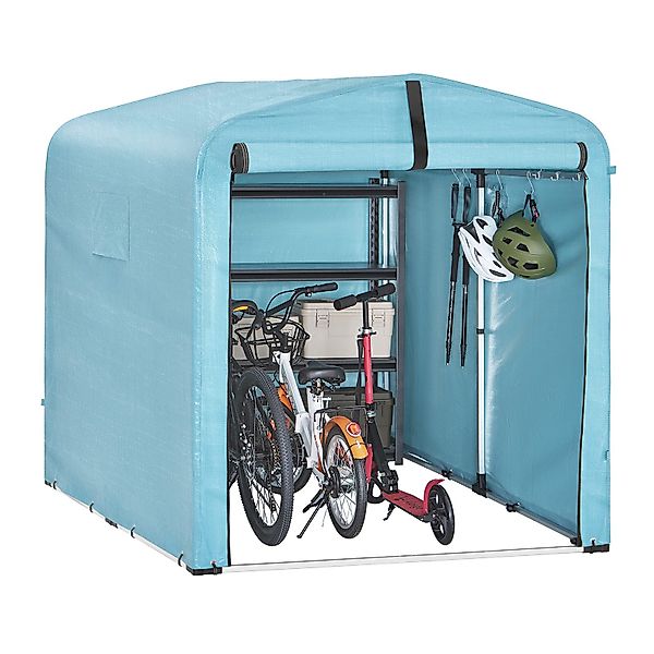 SoBuy Foliengerätehaus KLS11,Fahrradgarage wetterfest, Geräteschuppen, UV-S günstig online kaufen