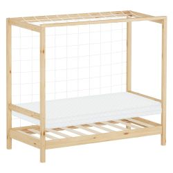ML-DESIGN Spielbett Fußballtor Einzelbett für Kinder günstig online kaufen