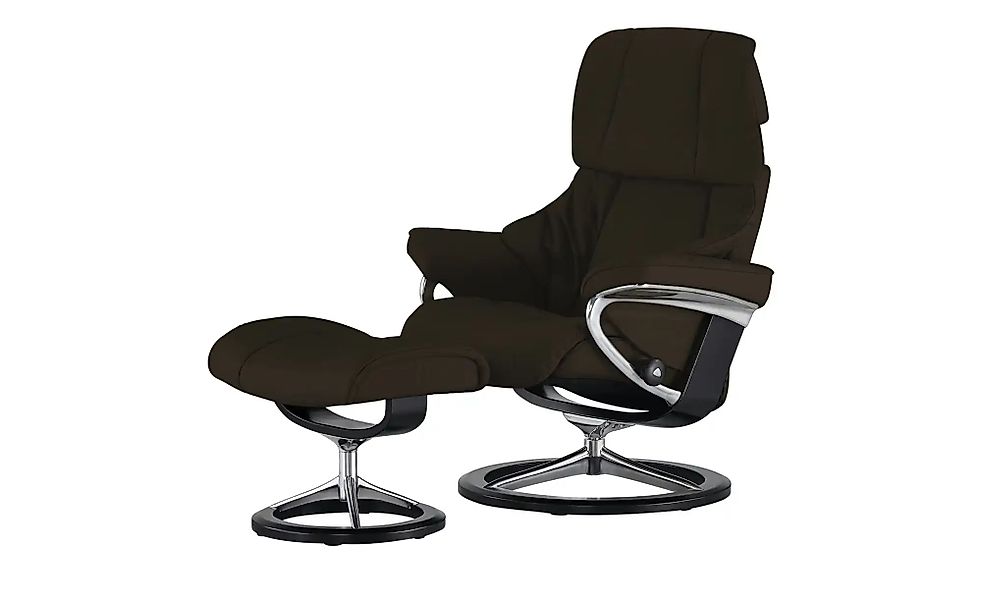 Stressless Relaxsessel mit Hocker  Reno S ¦ braun ¦ Maße (cm): B: 79 H: 109 günstig online kaufen