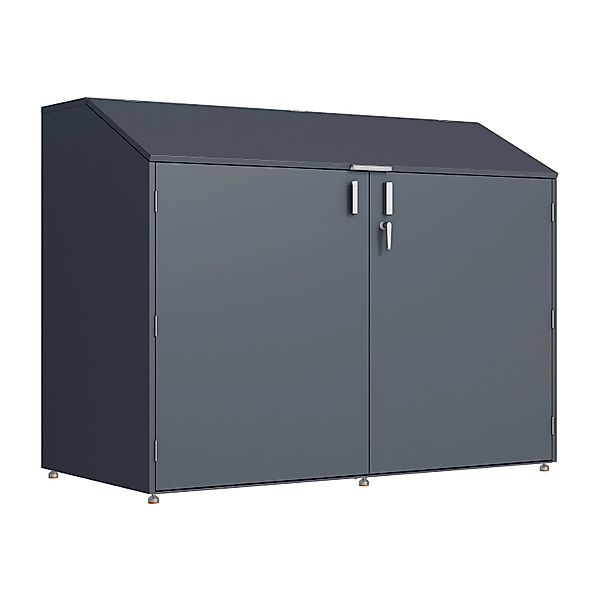 FM-SOLAR Fahrradgarage Fahrradbox Aufbewahrungsbox für Fahrrad günstig online kaufen