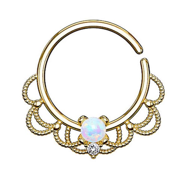 Taffstyle Nasenpiercing Piercing Ring Continuous Tribal günstig online kaufen