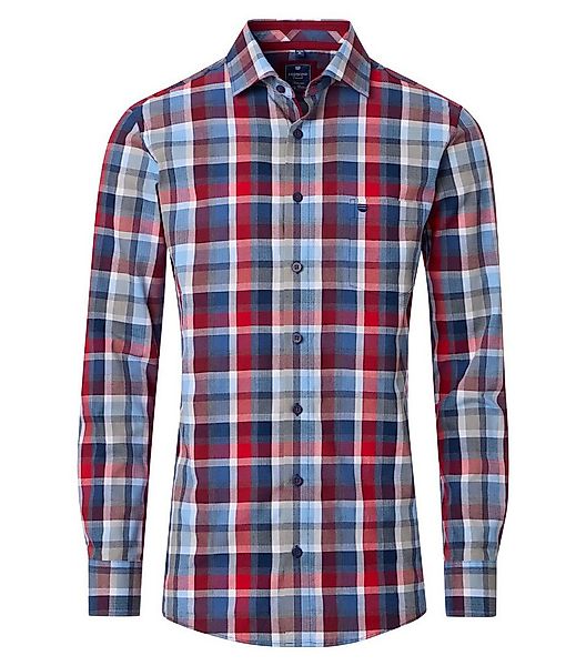 Redmond Langarmhemd kariert Modern Fit günstig online kaufen