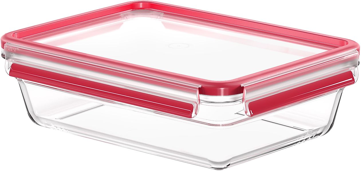 Emsa Aufbewahrungsbecher »Clip & Close Glas« 2 tlg. 2 Liter, rechteckig, St günstig online kaufen