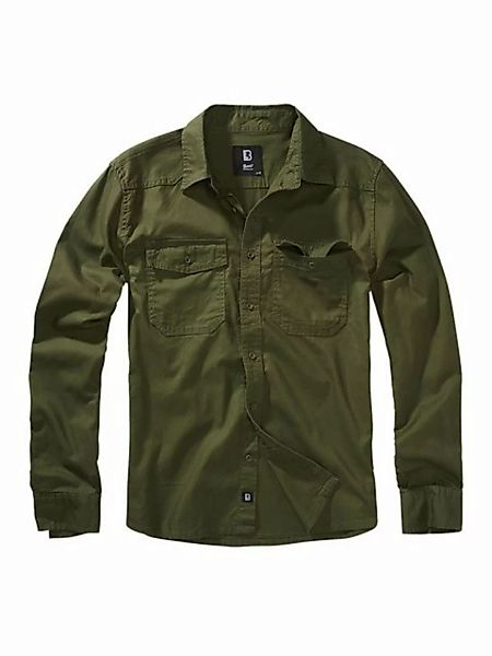 Brandit Langarmhemd 4030-1 Brandit Flanellshirt US Kleidergrößen günstig online kaufen