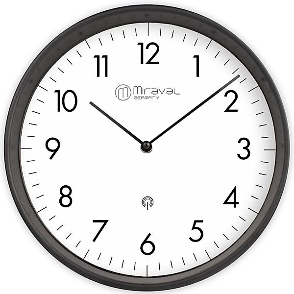 Miraval Funkwanduhr Design Funk-Wanduhr günstig online kaufen