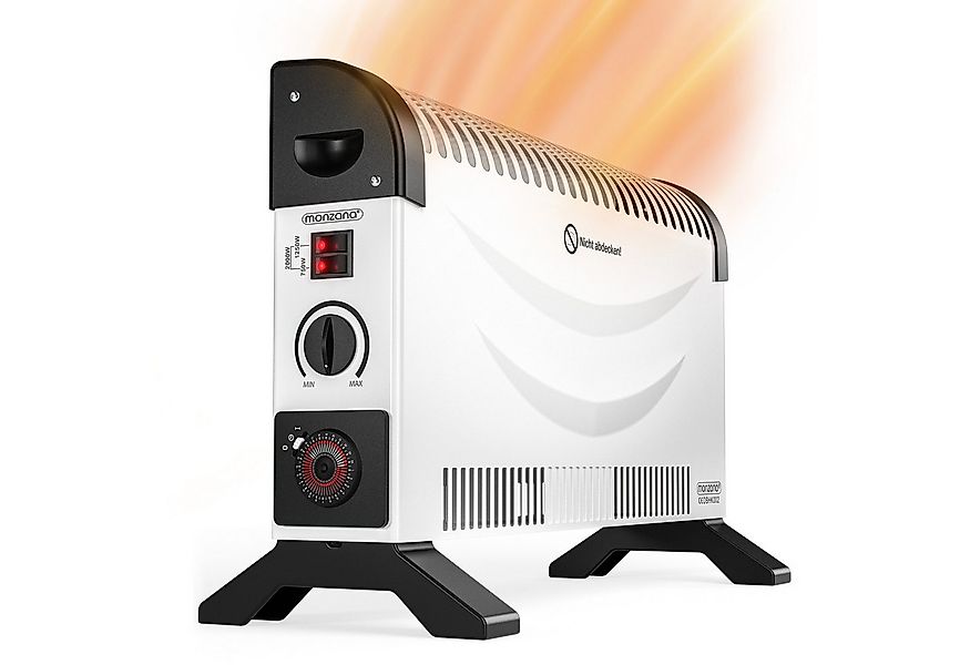 monzana Konvektor, 2000 W, Elektroheizer 3 Heizstufen Heizer elektrische He günstig online kaufen
