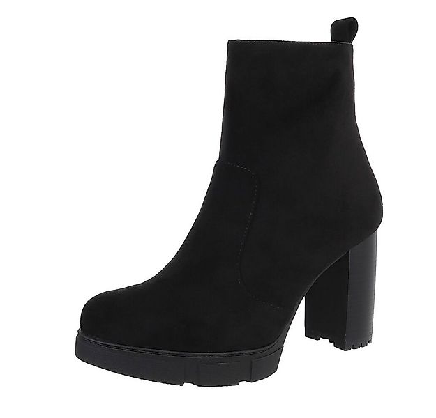 Ital-Design Damen Freizeit Plateaustiefelette (87108746) Blockabsatz High-H günstig online kaufen