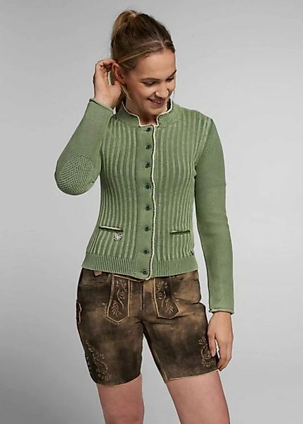 Spieth & Wensky Strickjacke Alexa mit femininen Highlights günstig online kaufen