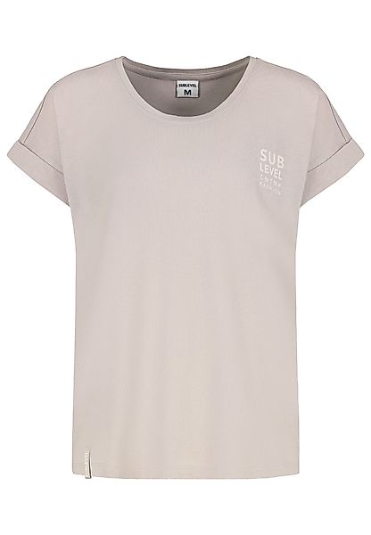 SUBLEVEL T-Shirt Modernes Kurzarmdesign mit subtilen günstig online kaufen