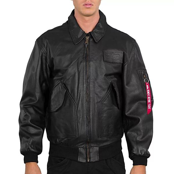Alpha Industries Cwu Leather Jacke XL Black günstig online kaufen