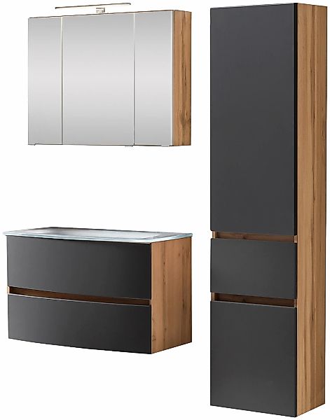 welltime Badezimmer-Set "Kaunas" Set, 3 Stk. tlg. günstig online kaufen